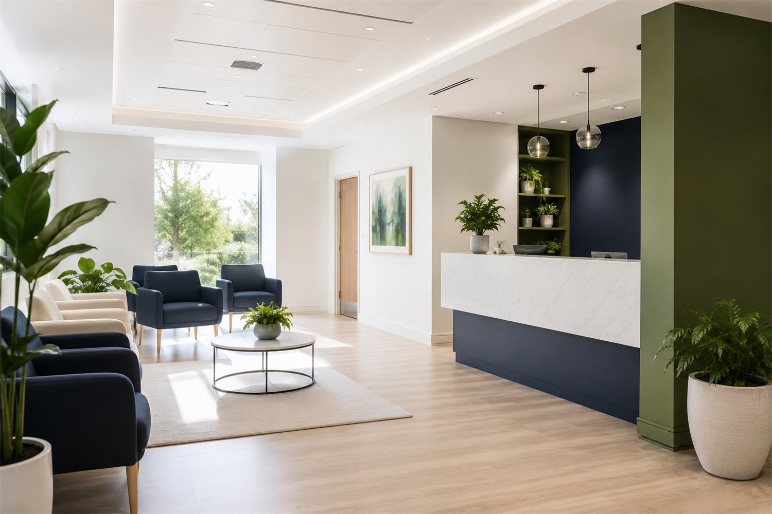 Recepción de Nova Care Studio en Polanco